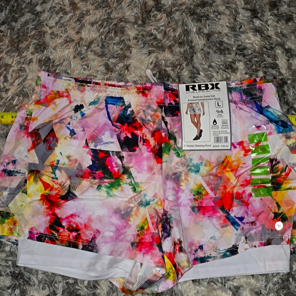 Short w Lazer Cut & Inner Compression Short